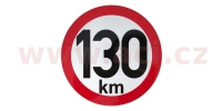 omezení rychlosti 130 km retroreflexní průměr 150 mm (na přívěsy)
