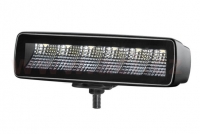 přídavný LED světlomet 12/24 V, 1600 lm, HELLA Black Magic Mini, 155 mm, široký kužel světla