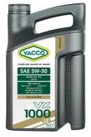 Motorový olej YACCO VX 1000 LE 5W30 5L