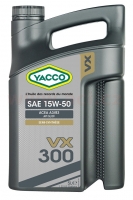 Motorový olej YACCO VX 300 15W50 5L
