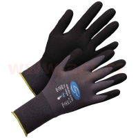 Pracovní rukavice Korsar Kori-Dex Ultra šedo-černá nylon (sada 12 párů)