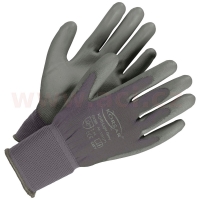 Pracovní rukavice Korsar Kori-Light šedá nylon (sada 12 párů)