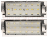 osvětlení SPZ LED (sada 2 ks) (Clio 07-/Laguna 4dv./Megane 3/5dv.)