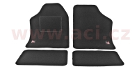 univerzální textilní koberečky s logem ACI (černé) typ 1